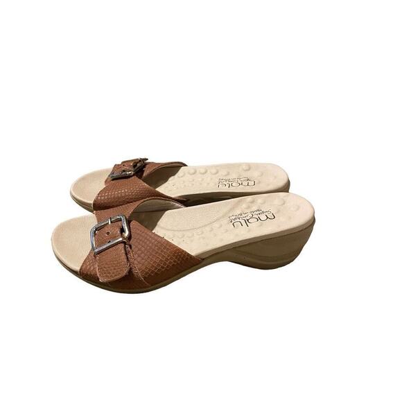 Malu Made in Brazil Wedge Sandal Size Women's 7 - Picture 4 of 8